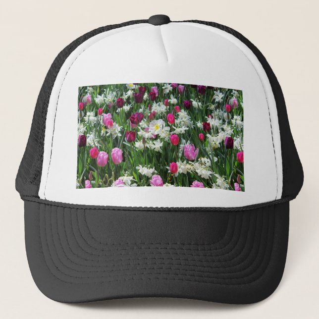 Falln Romantic Spring Morning Trucker Hat (Front)