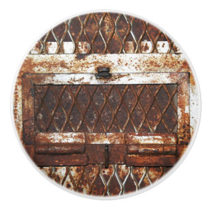 Falln Rusted Window Ceramic Knob