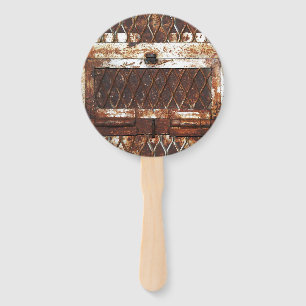 Falln Rusted Window Hand Fan