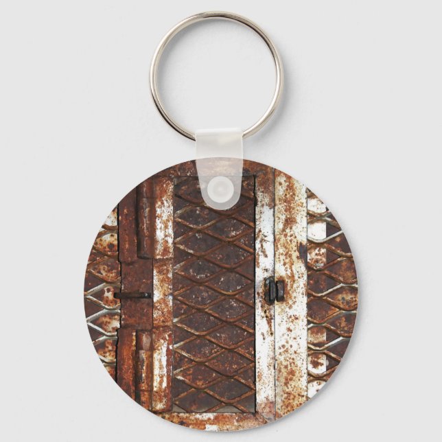 Falln Rusted Window Keychain (Front)