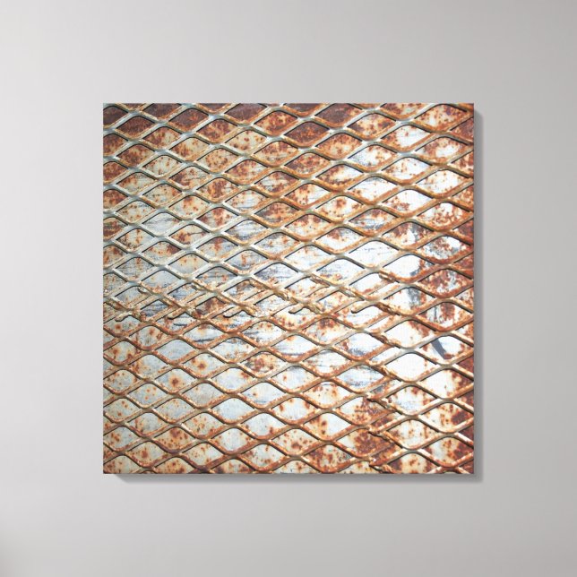 Falln Rusty Grate Canvas Print (Front)