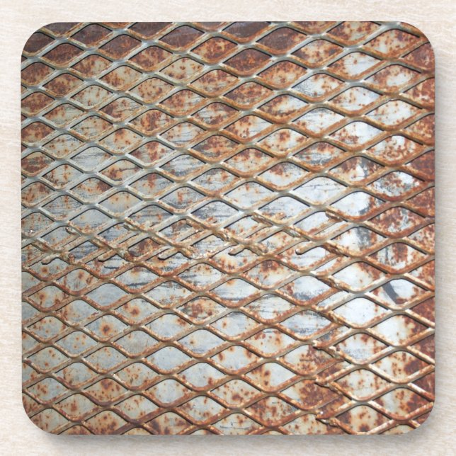 Falln Rusty Grate Coaster (Front)