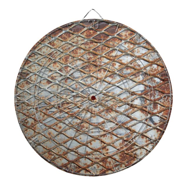 Falln Rusty Grate Dartboard (Front)