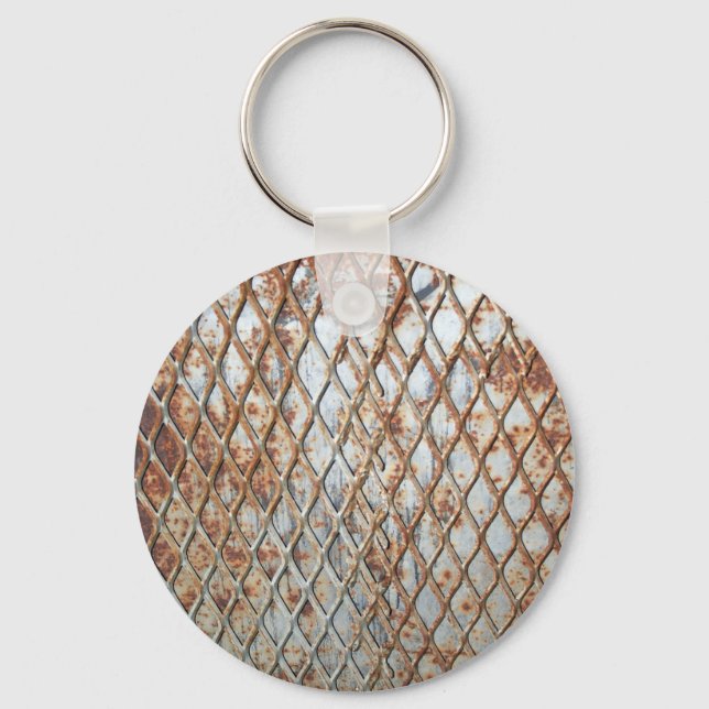 Falln Rusty Grate Keychain (Front)
