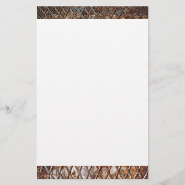 Falln Rusty Grate Stationery (Front)