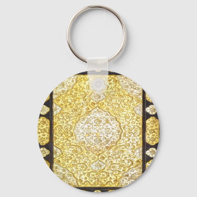Falln Sacred Gold Keychain (Front)