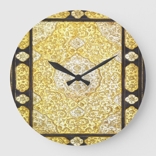 Falln Sacred Gold Large Clock (Front)