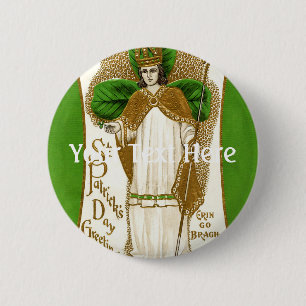 Falln Saint Patrick 2 Inch Round Button