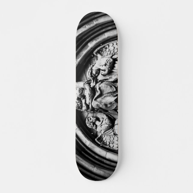 Falln She Waits On High Skateboard (Front)