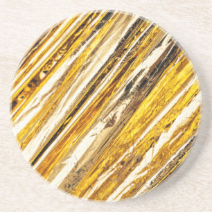 Falln Shimmering Gold Foil Coaster