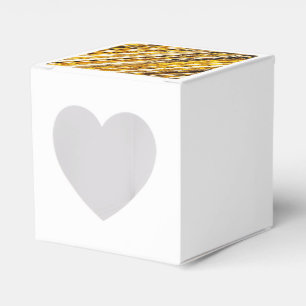 Falln Shimmering Gold Foil Favor Box