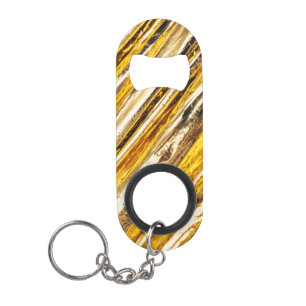 Falln Shimmering Gold Foil Keychain Bottle Opener