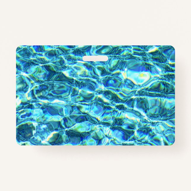 Falln Shimmering Water Badge (Front)