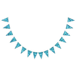 Falln Shimmering Water Bunting Flags