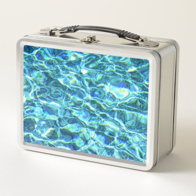 Falln Shimmering Water Metal Lunch Box (Front)