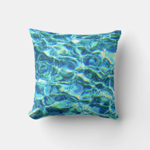 Falln Shimmering Water Throw Pillow