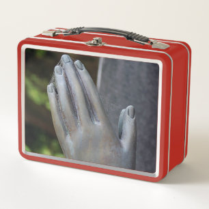 Falln Silent Prayer Metal Lunch Box