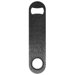 Falln Silver & Black Glitter Gradient Speed Bottle Opener
