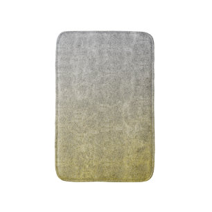 Falln Silver & Gold Glitter Gradient Bath Mat