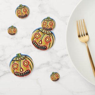 Falln Spooky Pumpkin Vintage Halloweenies Confetti