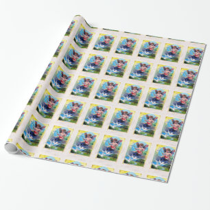 Falln Spring Time Fairy Wrapping Paper