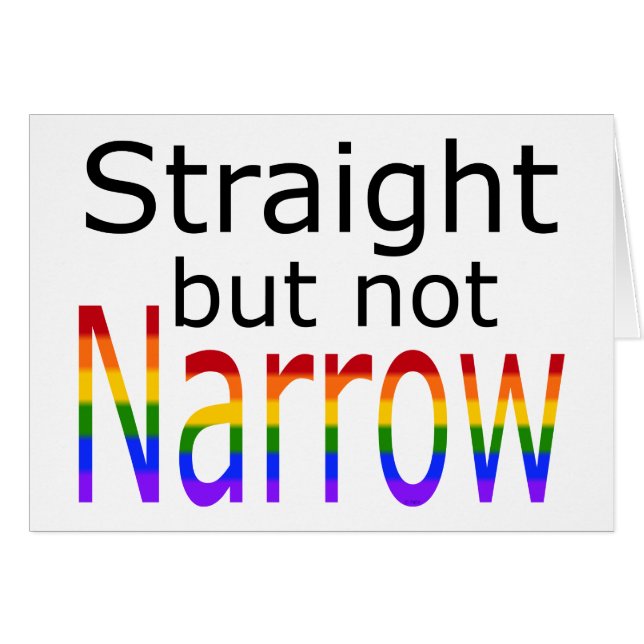 Falln Straight But Not Narrow (black text) (Front Horizontal)