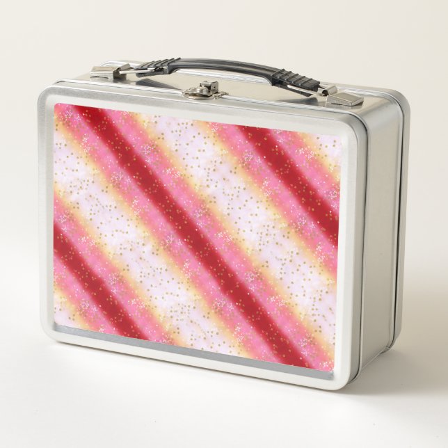 Falln Sunrise Sakura Metal Lunch Box (Front)