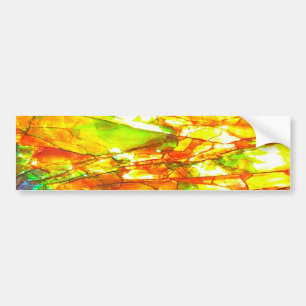 Falln Sunset Ammolite Bumper Sticker