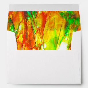 Falln Sunset Ammolite Envelope