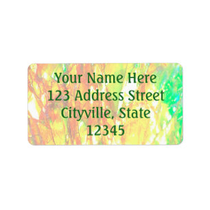 Falln Sunset Ammolite Label