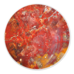 Falln Sunset Splatter Stones Ceramic Knob