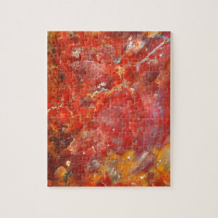 Falln Sunset Splatter Stones Jigsaw Puzzle