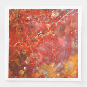 Falln Sunset Splatter Stones Napkin