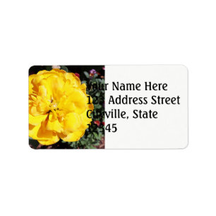 Falln Sunshine Floral Label