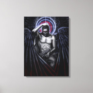 Falln Sympathy For The Devil Canvas Print