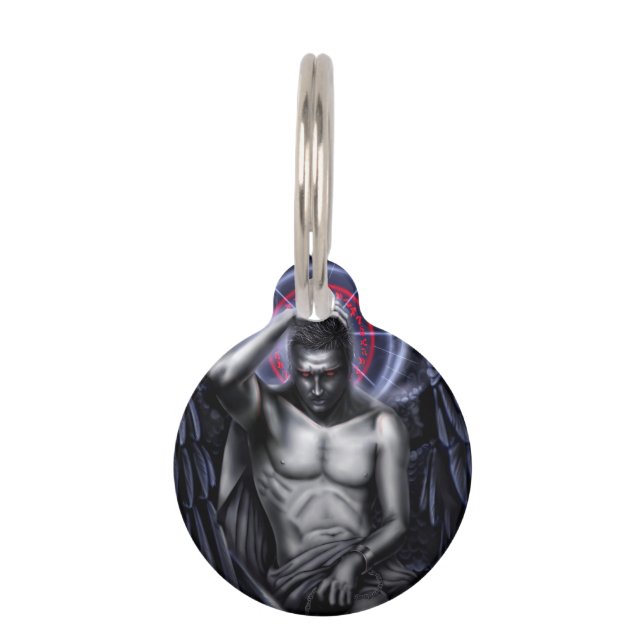 Falln Sympathy For The Devil Pet Tag (Front)