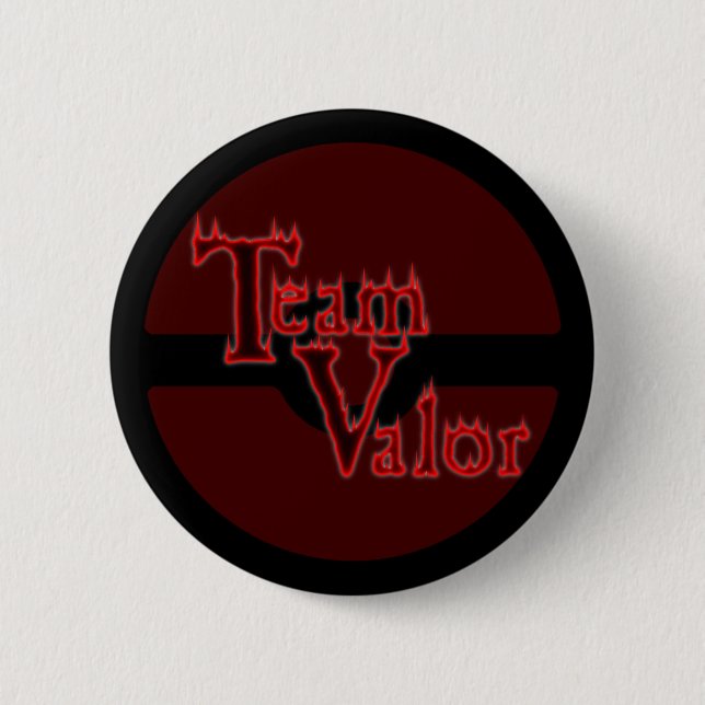 Falln Team Valour 2 Inch Round Button (Front)