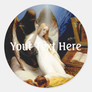 Falln The Angel of Death Classic Round Sticker