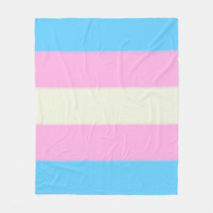 Falln Transgender Pride Flag Fleece Blanket