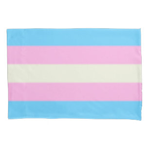 Falln Transgender Pride Flag Pillowcase