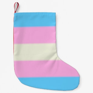 Falln Transgender Pride Flag Small Christmas Stocking