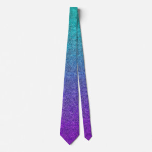 Falln Tropical Dusk Glitter Gradient Tie