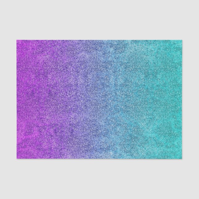 Falln Tropical Dusk Glitter Gradient Tissue Paper (Front)