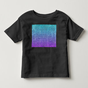 Falln Tropical Dusk Glitter Gradient Toddler T-shirt