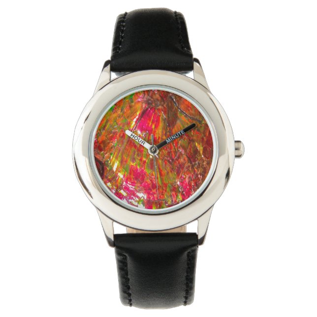 Falln Tropical Sunset Ammolite Watch (Front)