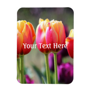 Falln Tulips Aflame Magnet