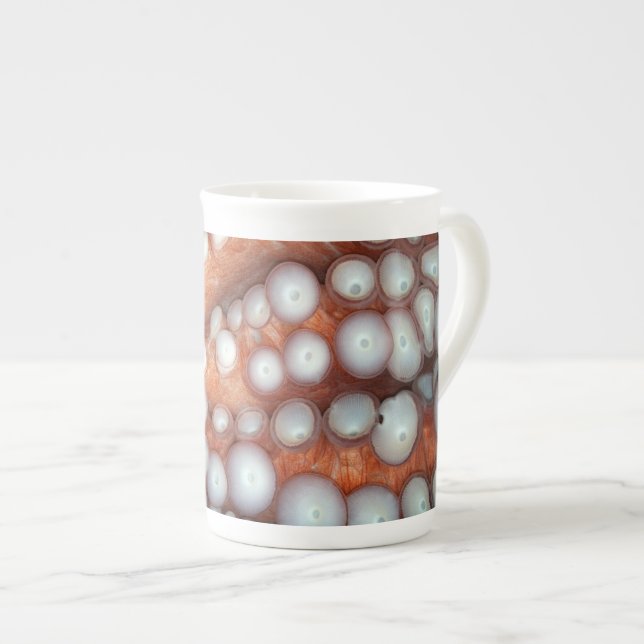 Falln Up Close Octopus Bone China Mug (Front Right)