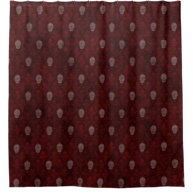 Falln Victorian Skulls Red (Front)