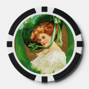 Falln Wearing of the Green Poker Chips