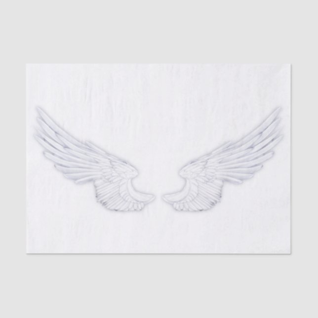 Falln White Angel Wings Tissue Paper (Front)